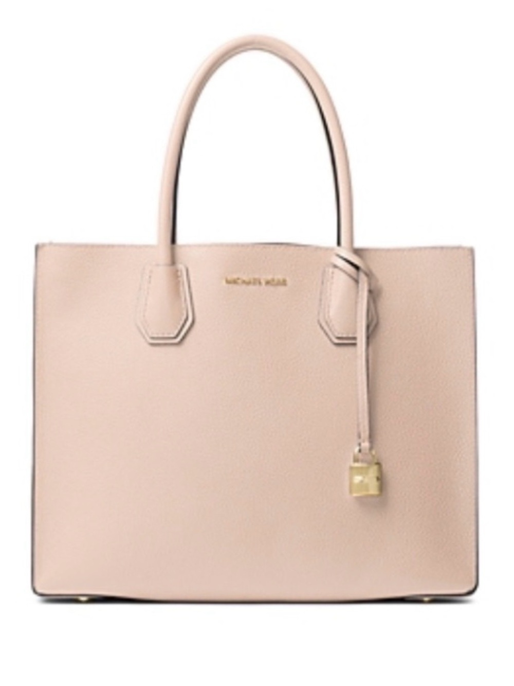 Michael Kors Pale Pink Mercer Leather Tote